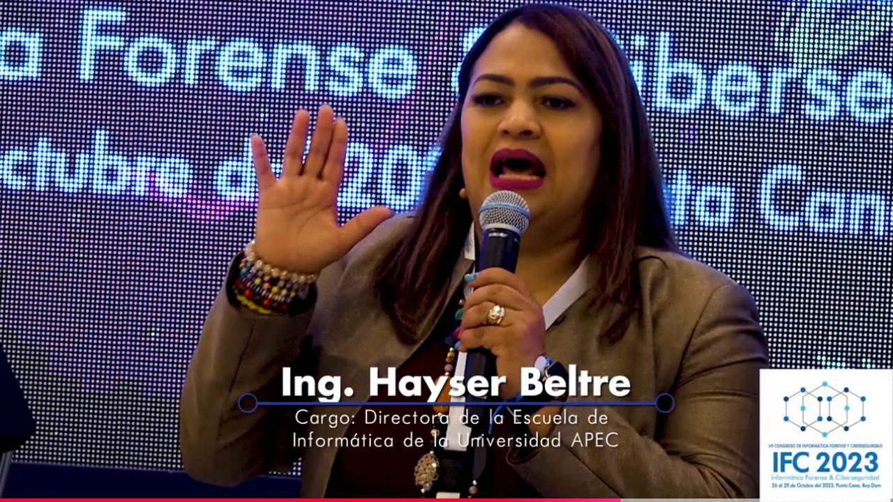 Participación de la autora en congreso